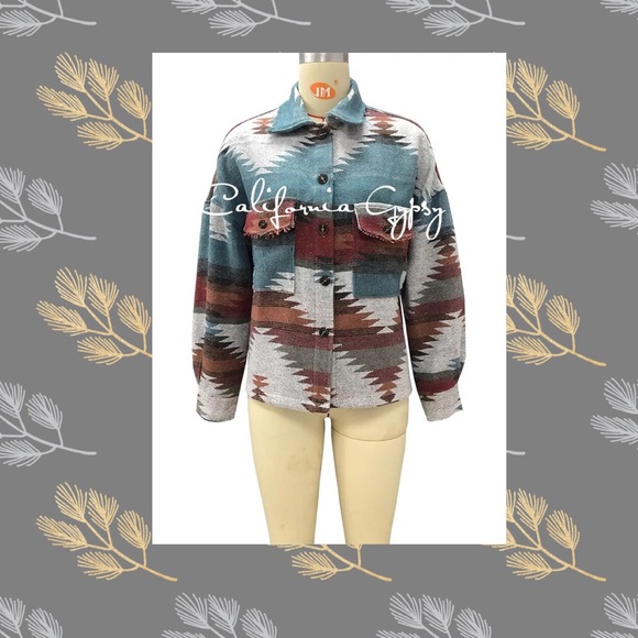 UNBRANDED BOUTIQUE Jackets & Blazers - Aztec Western Boho Jacket